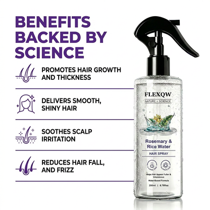 La'Belle Hair Growth Tonic Spray | Rosemary Water & Rice Water Extract